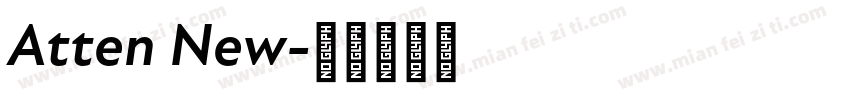 Atten New字体转换